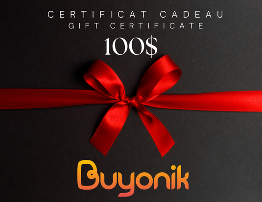 Certificat cadeau Buyonik $100