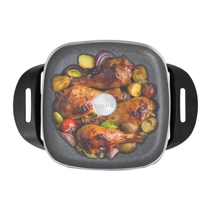 Load image into Gallery viewer, Starfrit The Rock - 12&quot; Electric Frying Pan
