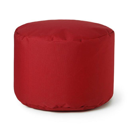 Pouf repose-pieds Arico de couleur chili