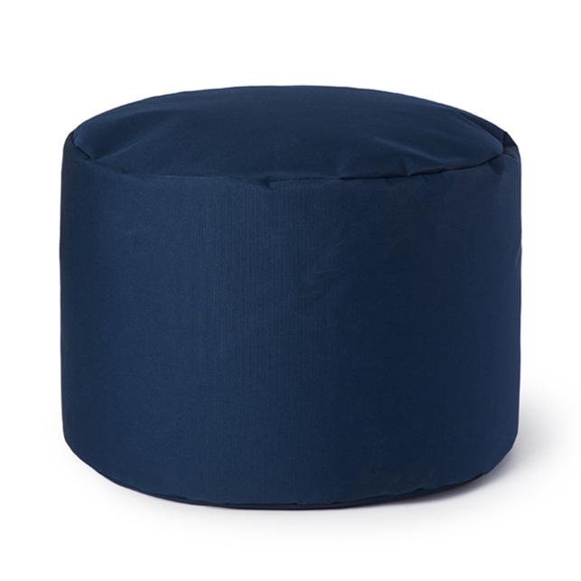 Load image into Gallery viewer, Pouf repose-pieds Arico de couleur marin
