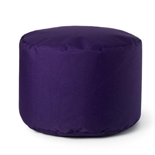 Pouf repose-pieds Arico de couleur violet