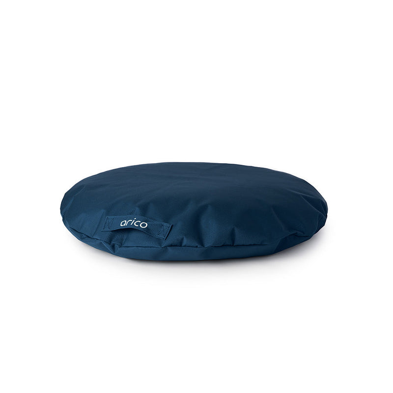 Load image into Gallery viewer, Coussin pour chien rond format standard de ARICO. Couleur marin .
