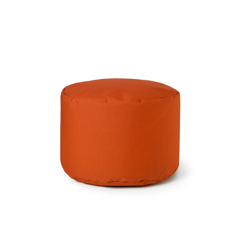 Chargez l&#39;image dans la visionneuse de la galerie, Pouf repose-pieds Arico de couleur tangerine
