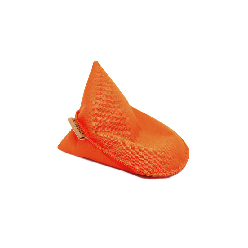 Cargue la imagen en el visor de la galería, Mini bean bag Arico de couleur tangerine
