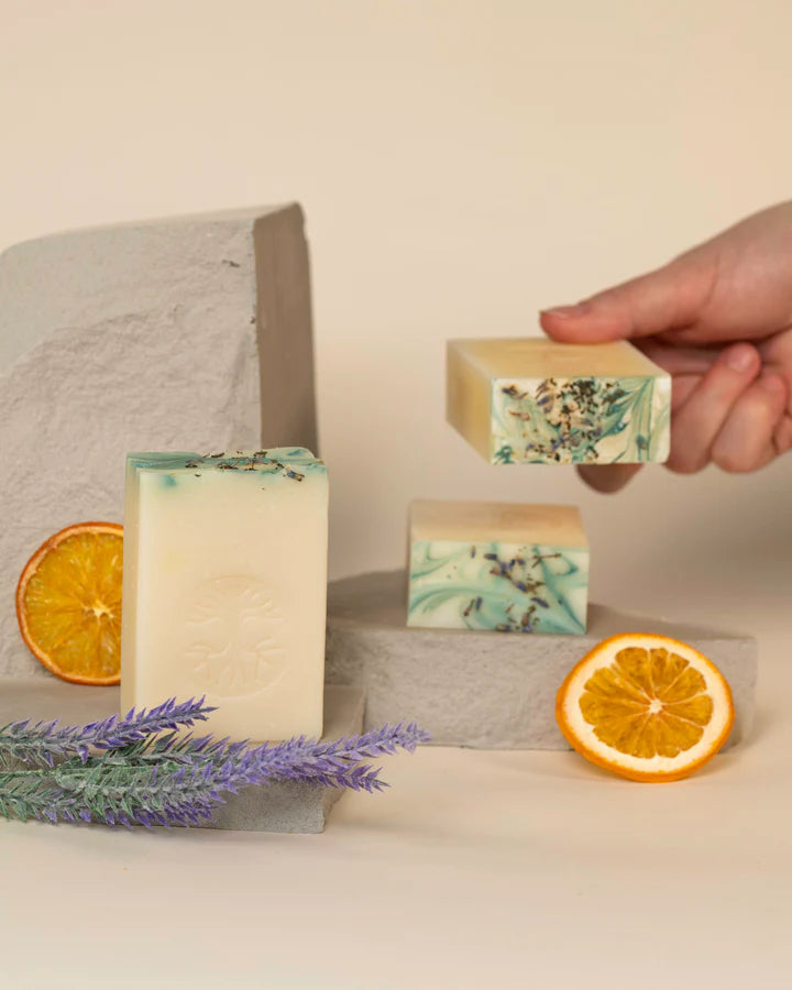 Load image into Gallery viewer, Soap - Peppermint, Lavender and Sweet Orange (150g)
