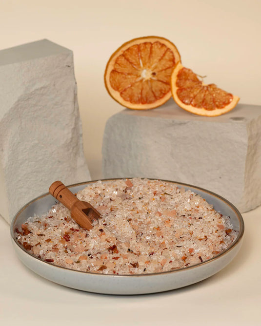 Bath salt - Grapefruit and eucalyptus (450g)