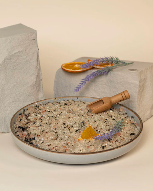 Bath salt - Peppermint, lavender and sweet orange (450g)