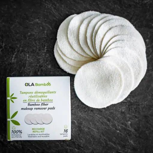 Load image into Gallery viewer, OLA Bamboo Refill – Reusable makeup remover pads
