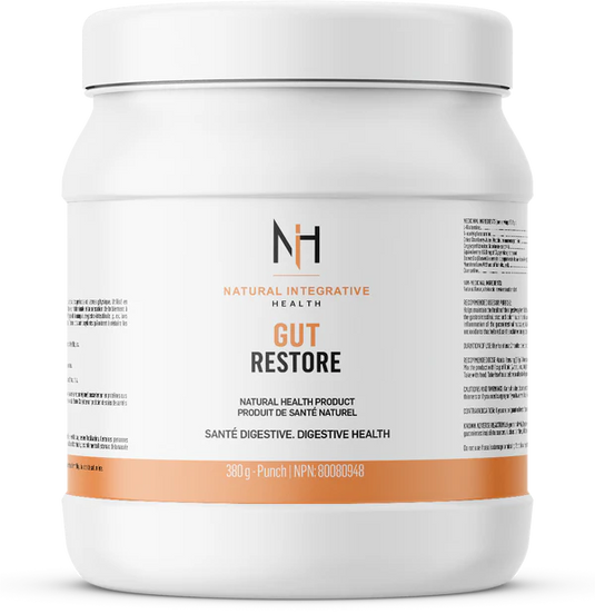 NIH Supplement Gut Restore - Supplément santé intestinale, Punch (380g)