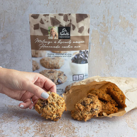OAT, CHOCOLATE AND CHIA COOKIE MIX, (400g) 