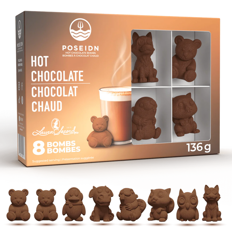 Chargez l&#39;image dans la visionneuse de la galerie, Poseidn COFFRET VARIÉTÉ DE CHOCOLAT CHAUD (Boite de 8)
