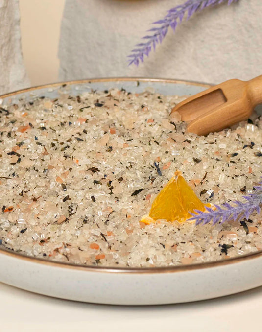 Bath salt - Peppermint, lavender and sweet orange (450g)
