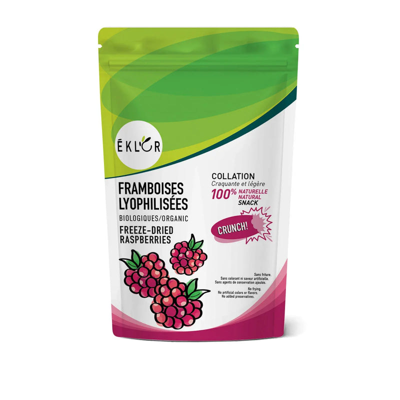 Load image into Gallery viewer, ÉKLOR Organic freeze-dried raspberries

