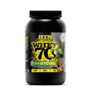 High-Tech Nutrition Whey 70 Stevia, (2 lb), (galleta de crema)