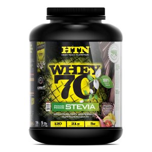 High-Tech Nutrition Whey 70 Stevia, (5lb), (Banana Strawberry)