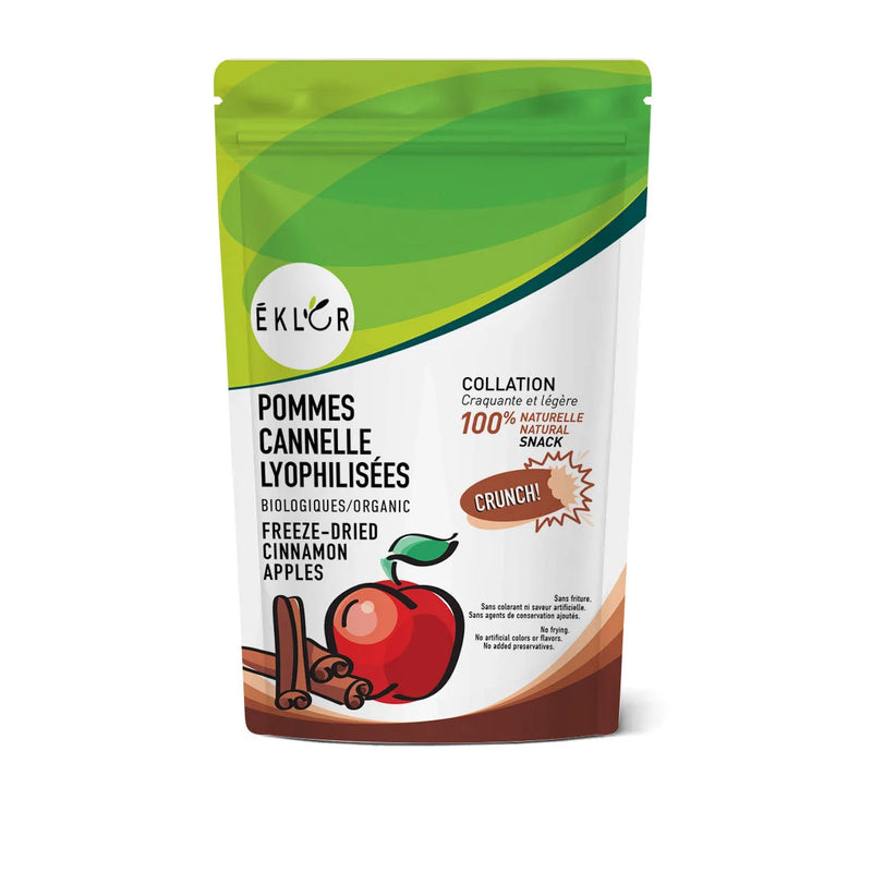 Load image into Gallery viewer, ÉKLOR Organic freeze-dried cinnamon apples

