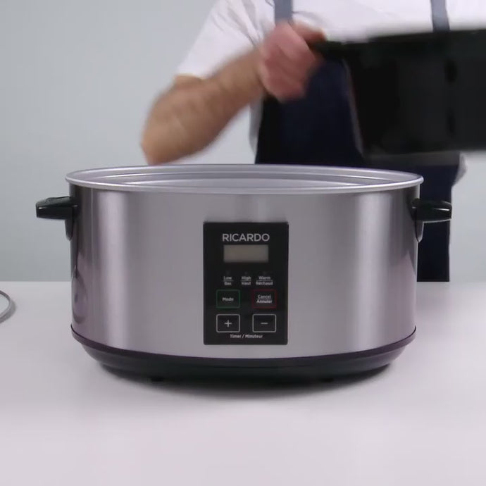 RICARDO Slow cooker 5.5 liters