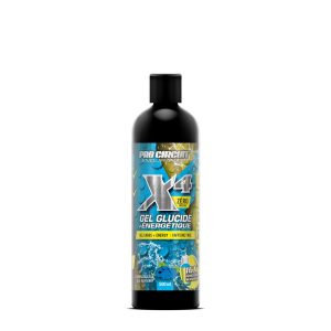 Pro Circuit X4 Gel glucides + Énergétique (zéro caféine), (500ml), Framboise bleue