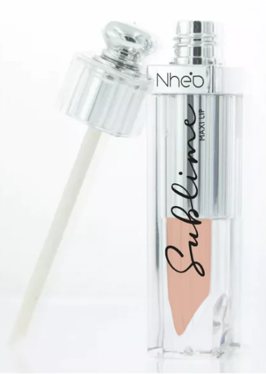 NHEO Lip Gloss Sublime Maxi Lip Natural Plump, (4gr)