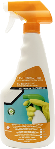 LC Hissol désinfectant de surfaces INDUSTRIEL, (750ml)